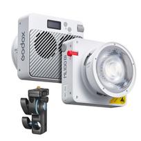 Godox ML100Bi Kišeninė LED vaizdo lemputė 120W Dviejų spalvų fotografijos pripildymo šviesa 2800K-6500K CRI97+ US Plug