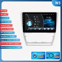Hizpo 10.1 „Carplay 4G 2Din Android 13“ automobilio radijas, skirtas „Skoda Octavia 2 2008–2013“ multimedijos vaizdo grotuvui, GPS, DSP, autoradio, RDS, kompiuterio išmaniajam ekranui W5 S 8Core 4G 64G AI