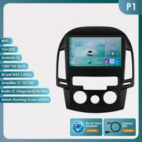 Ossuret Carplay 4G Kamera Android 13 Automobilio Radijas Auto Hyundai I30 2006 - 2011 Rankinis Multimedia Vaizdo Grotuvas GPS 2din Autoradio Išmanusis Ekranas RDS P1  MT 4Core 1G 32G AI