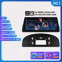 Hizpo 4G LTE 2Din Automobilio Multimedijos Grotuvas GPS Navigacija Palaiko DSP Carplay Android Auto BMW 3 Serijai E90 E91 E92 E93(2005–2008 m)CCC GPS Stereo RDS HC1 1G 32G AI