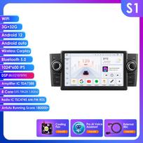 Ossuret Navi Galvos vienetas Carplay 4G WIFI Išmanusis 7862 2din RDS Android Automobilio radijas Fiat Grande Punto Linea Automobilio radijas Multimedia Vaizdo grotuvas GPS S1 8Core 3G 32G AI