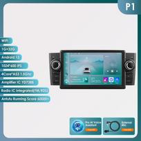 Hizpo 7Inch 2Din Android 13 Car Radio Multimedia Video Player for Jeep Grand Cherokee Dodge Chrysler Wrangler Navigation GPS Intelligent RDS Carplay P1 4Core 1G 32G AI