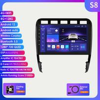 7862 System 2din Android Autoradio, skirtas Porsche Cayenne 2002–2010 Car Radio Multimedijos vaizdo grotuvas GPS Nav HeadUnit Intelligent Screen Carplay 4G S8 8Core 8G 128G