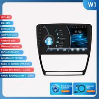 Hizpo 10.1 „Carplay 4G 2Din Android 13“ automobilio radijas, skirtas „Skoda Octavia 2 2008–2013“ multimedijos vaizdo grotuvui, GPS, DSP, autoradio, RDS, kompiuterio išmaniajam ekranui W1 B  8Core 2G 32G BI