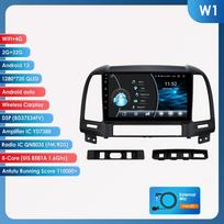Ossuret 2DIN Android Automagnetola Hyundai Santa Fe 2 2006 - 2012 Automobilio Radijas Multimedia Vaizdo Grotuvas GPS Navigacija Pagrindinis Blokas Išmanusis Carplay Auto RDS W1 8Core 2G 32G