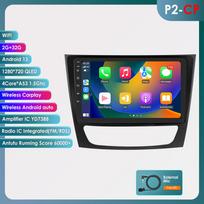 Hizpo Android 13 4G 64G Car GPS Multimedia Player Gps For 2001 2002-2010 Mercedes Benz E-Class W211/CLS W219/CLK W209/G-Class W463 Intelligent Screen P2CP 4Core 2G 32G