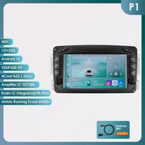 Ossuret 7  Intelligent AI System Wireless CarPlay Android Auto Radio for Mercedes Benz CLK W209 W203 W463 W208 4G Car Multimedia GPS 2din Autoradio P1 4Core 1G 32G