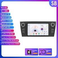 Ossuret Pažangus 7'' 7862 AI 2din Android 13 Automobilio radijas Multimedia Vaizdo grotuvas BMW 3 serijos E90 E91 E92 E93 Navigacija GPS Carplay 4G RDS S8 8Core 8G 128G