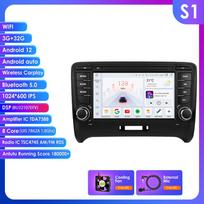 Ossuret RDS Automobilio radijas TT MK2 8J 2006 - 2014 m. Android Multimedijos vaizdo grotuvas Navigacija GPS Carplay QLED Išmanusis lietimui jautrus ekranas Automobilio stereo sistema 8G S1 8Core 3G 32G