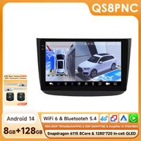 Ossuret Snapdragon Carplay Android for Mercedes Benz Vito 2 Viano W639 2003-2015 Intelligent Screen Video Player Car Radio Multimedia GPS Auto Stereo QS8 8Core 8G 128G 360