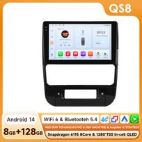Hizpo 8 branduolių Qualcomm Snapdragon 360° kameros Carplay Android automobilio radijas Peugeot 406 1994-2005 m. GPS FM 2din Autoradio Automobilio multimedija AI balsas Bluetooth QS8 8Core 8G 128G