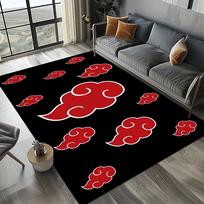 Animacinis 3D I-Itachi Japonijos Anime Kilimas Svetainės Miegamojo Namų Sofos Dekoravimui, Vaikų Žaidimų Zonos Kilimas Neslystantis Grindų Kilimėlis 40x60cm( 15x23in )