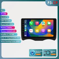 Hizpo Carplay 4G 2Din Android 13 Automobilinis radijas Citroen C2 2002 - 2006 Citroen C3 Multimedijos vaizdo grotuvas Išmanusis ekranas GPS DSP WIFI Automagnetola SWC P3CP 4Core 2G 64G AI