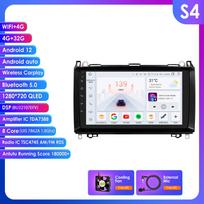 Ossuret Android Auto car intelligent system radio For Mercedes Benz W169 A150 A160 A170 W245 B200 W639 Vito Viano W906 Sprinter Carplay RDS DSP  SWC S4 8Core 4G 32G
