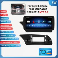 Hizpo 8 branduolių Android AI sistemos automobilio GPS navigacijos ekranas Mercedes W212 2009-2016 m. WIFI SIM 8+128GB BT Carplay IPS ekranas Multimedia grotuvas Bluetooth RDS 6W 6G 64G