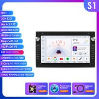 Ossuret Carplay 4G Automobilio radijas AI GPS skirtas VW Golf 4 Passat POLO Transport T5 Multivan Seat Jetta Išmanusis ekranas 8 branduolių DSP Automobilio multimedijos grotuvas S1 8Core 3G 32G AI