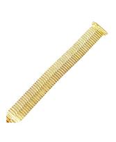 Metalinė tampoma laikrodžio apyrankė M-GOLD-132-MEN