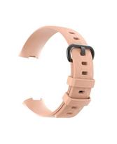 Julman laikrodžio dirželis tinka Fitbit Charge 3/4 SL PINK L Silikoninis