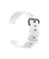 Julman laikrodžio dirželis tinka Fitbit Charge 3/4 SL White  Silikoninis
