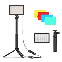 Fotografijos LED vaizdo šviesos panelė Apšvietimas Foto studijos lempos rinkinys filmavimui, tiesioginei transliacijai, Youbube su trikoju stovu, RGB filtrai