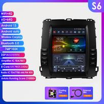 Carplay 4G 9.7 Tesla stiliaus ekranas Android 13 automobilio radijas, skirtas Toyota Land Cruiser Prado 120 2002–2009 Lexus GX470 intelektualaus ekrano daugialypės terpės vaizdo įrašas S6 8Core 6G 64G