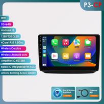 Ossuret 10.1'' QLED ekranas 2din Android automobilio radijas Multimedijos vaizdo grotuvas Skoda Fabia 2 2007 - 2014 GPS Navigacija Carplay AutoIntelligent 4G RDS WIFI P3CP 4Core 2G 64G AI