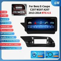 Ossuret Android 13 Auto Car intelligent systems radio For Mercedes Benz E-Class C207 W207 A207 NTG 4.0 4.5 5.0 2-Door Autoradio Head Unit Bluetooth 6W 6G 64G AI