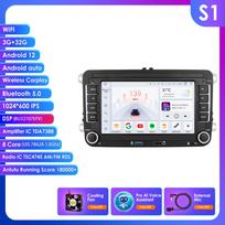 „Ossuret“ 7 colių „Android Auto“ automobilio radijas su GPS stereo sistema, skirtas „VW GOLF“, „PASSAT“, „Polo“, „Fabia“, „Tiguan“, „Jetta“, „Caddy“, „Octavia“, „YEti“, „Superb“, „Fabia Leon“ išmanioji multimedija S1 8Core 3G 32G AI