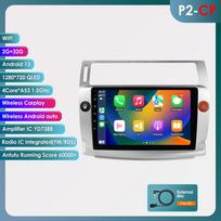 Ossuret Išmanusis automobilio radijas Android Citroen C4 C Triomphe C Quatre 2004-2009 m. Carplay Automobilio stereo sistema Multimedia Vaizdo grotuvas GPS 2din 7862 Garso P2CP 4Core 2G 32G