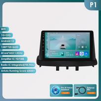 Ossuret 4G 9  Android 12 Automobilio radijo imtuvas GPS, skirtas Renault Megane 3 Fluence 2008 - 2014 Samsung SM3 2Din Carplay Automobilio stereo grotuvas, protinga navigacija P1 4Core 1G 32G AI