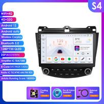 Hizpo Carplay android auto Multimedia For Honda ACCORD 7 2003-2007 Autoradio 7862 car intelligent systems GPS navi Stereo Touch Screen Bluetooth RDS S4 8Core 4G 32G AI