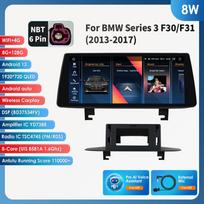Hizpo 10.25 QLED ekranas 2din Android automobilio radijas Multimedijos vaizdo grotuvas BMW 3 BMW 4 serijai F30 F31 NBT GPS Navi Carplay Auto 4G RDS FM GPS Stereo 8W 8G 128G,AI