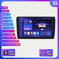 Hizpo 4G+WIFI 2 Din Android Auto radijas, skirtas A3 8P 2003–2013 Carplay Car Multimedia GPS 2din Autoradio Navigation GPS Head Unit Automotivo Video S5 8Core 4G 64G