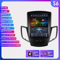 9,7 colių QLED ekranas 2 din Android automobilio radijo daugialypės terpės vaizdo grotuvas, skirtas Ford Fiesta 2009–2017 GPS Navi Carplay Auto 4G LTE RDS AI išmanusis ekranas S6 8Core 6G 64G
