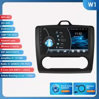 Hizpo 2din Android Autoradio for Ford Focus 2 2004 - 2011 Exi Auto Car Radio Multimedia Video Player GPS Nav Head Unit Carplay  Intelligent 4G WIFI W1 B  8Core 2G 32G AI