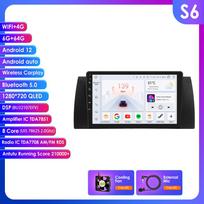 Hizpo For BMW X5 E39 E53 1999-2006 M5 Automobilio radijas Multimedijos vaizdo grotuvas Navigacija GPS Android 13 Stereo WIFI FM AM RDS OBD2 SWC Carplay Grotuvas GPS S6 8Core 6G 64G