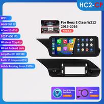 Ossuret 10.25  Android 13 Automobilio radijas 2din Carplay Mercedes Benz W212 E klasės E200 E230 E260 E300 S212 NTG 4.0 4.5 5.0 Išmanusis multimedijos audio HC2 2G 32G AI