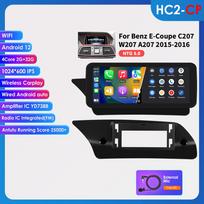 Ossuret 10.25  Android 13 Automobilio radijas 2din Carplay Mercedes Benz W212 E klasės E200 E230 E260 E300 S212 NTG 4.0 4.5 5.0 Išmanusis multimedijos audio HC2 2G 32G