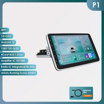 Automobilinis multimedijos grotuvas Hizpo pasukamas 1 DIN Android 13 automobilinis radijas GPS navigacijos grotuvas P1 4Core 1G 32G