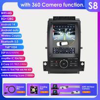 Hizpo 9.7 Intelligent Screen 2din Android Car Radio Multimedia Video Player for Ford Taurus 2011 - 2019 GPS Carplay Auto Stereo 4G RDS SWC Autoradio S8 8Core 8G 128G 360