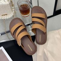 Women's Summer Flat Non-Slip One-Strap Z-Strap Sandals for Bathing and Beach 38 (size runs small) ruda