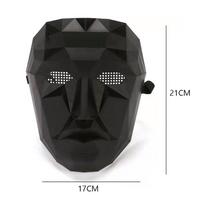 Game Cosplay Mask Full Face Masks Masquerade Accessories Square Circle Triangle Party Masks Korean TV Cosplay Costumes Mask Toys