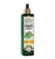 Plaukų tonikas: nuo priešlaikinio žilimo (200 ml), Plaukų tonikas, skirtas sulėtinti žilų plaukų atsiradimą, Himalayan Organics 24.0625