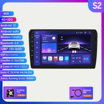 Hizpo 4G+WIFI 2 Din Android Auto radijas, skirtas A3 8P 2003–2013 Carplay Car Multimedia GPS 2din Autoradio Navigation GPS Head Unit Automotivo Video S2 8Core 4G 32G
