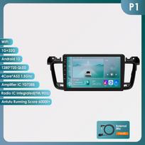 Ossuret 2din Android automobilio radijas Peugeot 508 508SW 2011 - 2018 m. Automobilio radijas Multimedia vaizdo grotuvas GPS navigacija Pagrindinis įrenginys Carplay 4G RDS išmanusis DVR P1 4Core 1G 32G blue