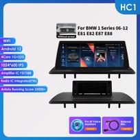 Hizpo 10.25  Automobilio multimedijos grotuvas GPS navigacija palaiko Carplay Android Auto BMW 1 serijai 06-12 E81 E82 E87 E88 Be ekrano GPS stereo RDS HC1 1G 32G AI
