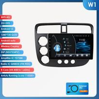 Hizpo Android Carplay Auto Car Radio Multimedia Player for Honda Civic 7 2000-2006 Navigation Autoradio GPS Stereo 2din HeadUnit Intelligent Screen W1 8Core 2G 32G