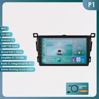 9  4G Carplay 2din Android Car Radio Multimedijos vaizdo grotuvas, skirtas Toyota RAV4 Rav 4 2013 - 2018 Navigation GPS Head Unit SWC DVR OBD2 RDS AM FM BT WIFI HC1 4Core 1G 32G