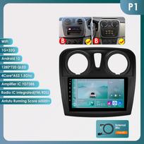 Hizpo Carplay 4G Android 13 Automobilinis radijas Renault Logan 2 2014 - 2019 Sandero 2 Multimedijos vaizdo grotuvas GPS 2din Automagnetola 7862 Išmanusis ekranas P1 B 4Core 1G 32G