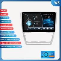 Hizpo 10.1 „Carplay 4G 2Din Android 13“ automobilio radijas, skirtas „Skoda Octavia 2 2008–2013“ multimedijos vaizdo grotuvui, GPS, DSP, autoradio, RDS, kompiuterio išmaniajam ekranui W5 S 8Core 4G 64G